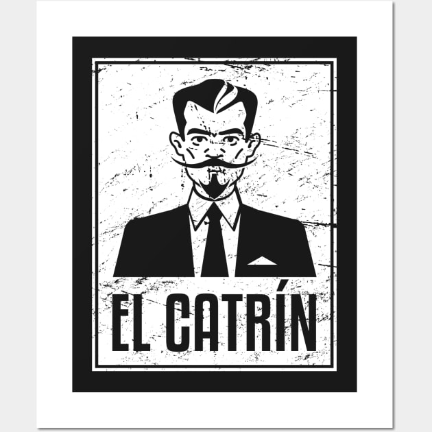 EL Catrin | Loteria Mexican Tarot Card Wall Art by MeatMan